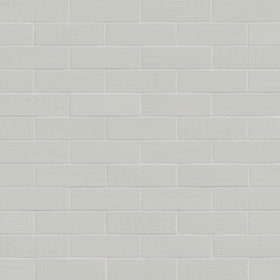 Metrola Ashen 3D Mix 4 in. x 12 in. Glossy Ceramic Subway Wall Tile