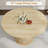 47 Inch Round Dining Table for 4-6, Kitchen Table with 2-Layer Storage Shelf and a Drawer, Farmhouse Circle Dinner Table for Dining Room, Kitchen, Living Room (Table Only)-589257229