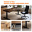 Bureau à hauteur réglable en bois massif de couleur noyer noir de style rétro-1668834627