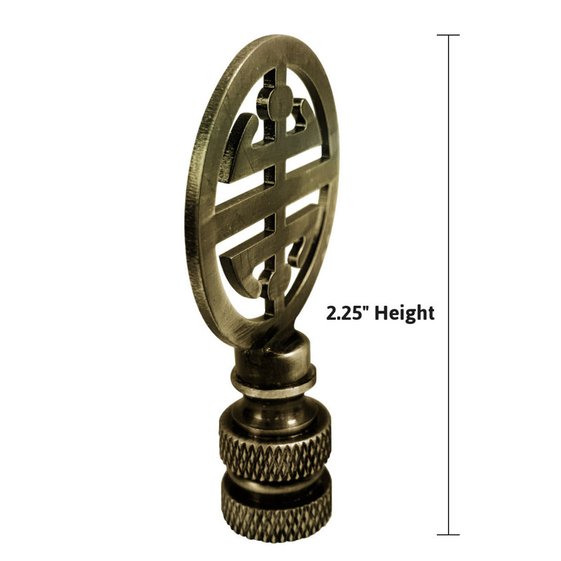 Faîteau de lampe asiatique 4 bénédictions