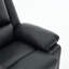 Fauteuil inclinable noir en polyuréthane chauffant et inclinable à massage pour personnes âgées-2048372451