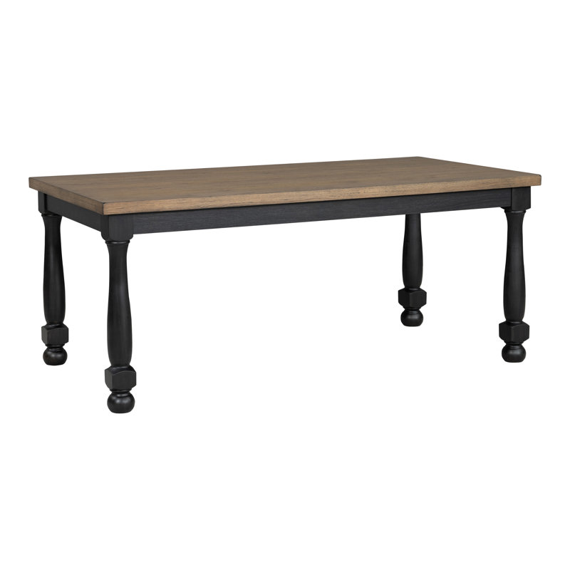 Acadian Dining Table Set, 7 Pieces: Table, 6 Chairs