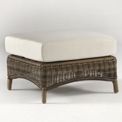 Repose-pieds d'extérieur avec coussin Provence