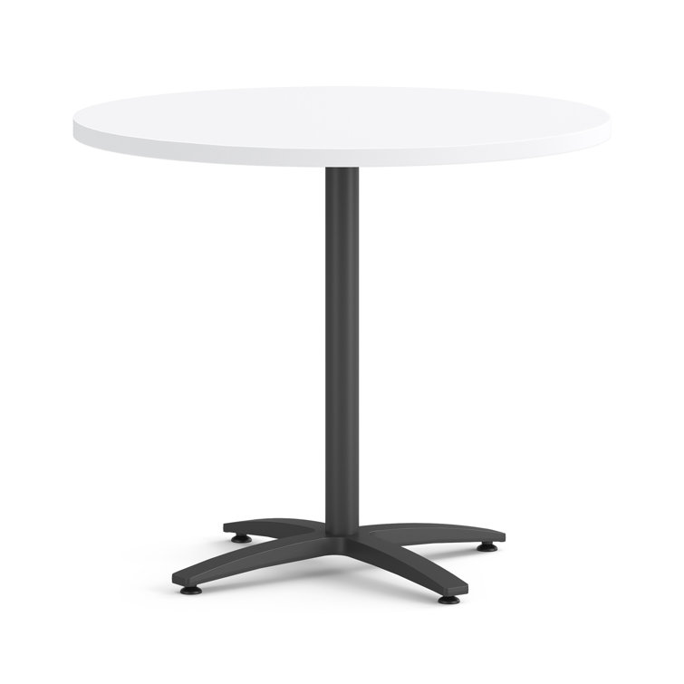 Between 36'' L Round Breakroom Table