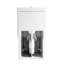 Toilette 1,28, blanc brillant 003, siège économiseur d'eau, siège confortable, hauteur confortable, fermeture douce brillant 003