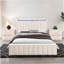 Grand lit contemporain beige glam avec tablettes de rangement, capitonnage à canaux DEL et ports USB pour les chambres modernes-1694382116-1694382118