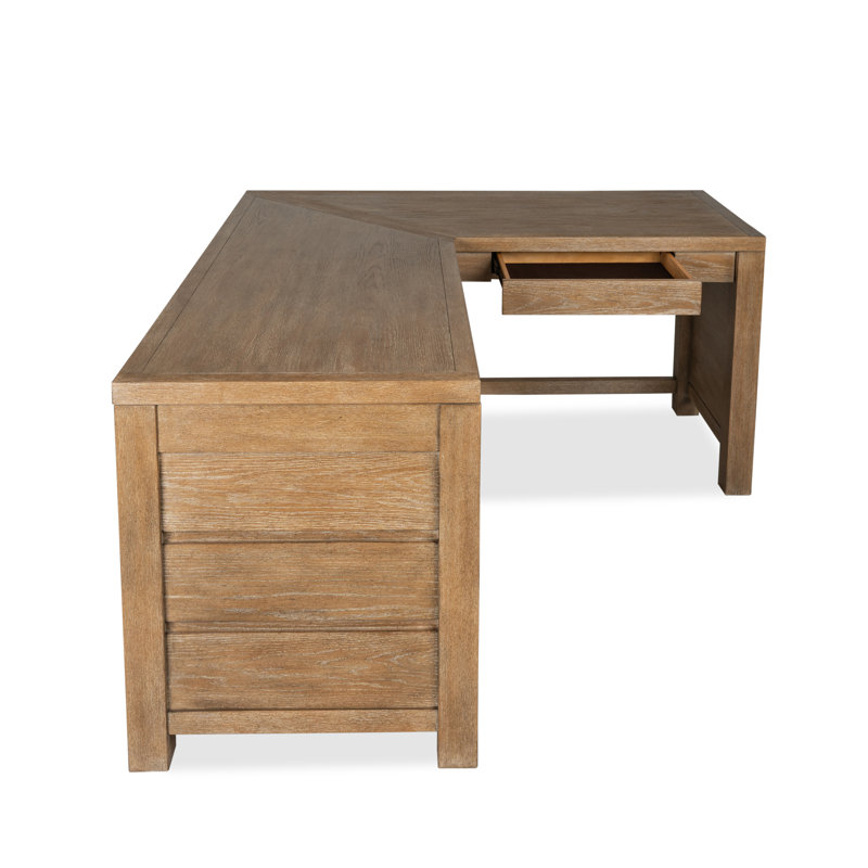 Bureau en L, Brun