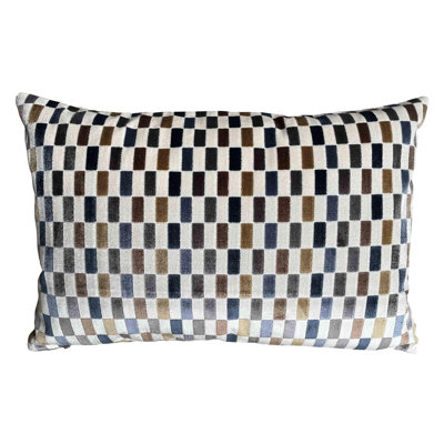 Velvet Lumbar Pillow Cover & Insert