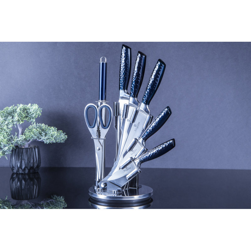 Ensemble de couteaux en acier inoxydable 8 pièces Berlinger Haus, Aquamarine
