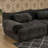 Boneless Modular Sectional Sofa Set – Chenille Deep Seat 3+1 Seater with 3 Cushions, Extra Large Comfortable Living Room Sofa for Bedroom or Apartment-570166787
