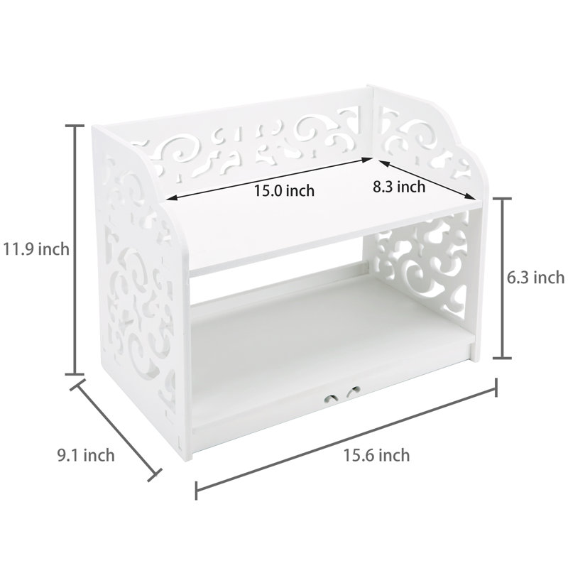 Organisateur de bureau Dionizas, Blanc