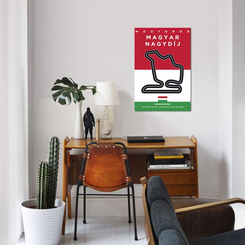 Impression sur toile tendue, "Minimal Movie", H 40 po x l 26 po x P 1,5 po, Toile tendue, Pas de tapis