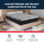 Matelas en mousse viscoélastique hybride Quinn-1553725559