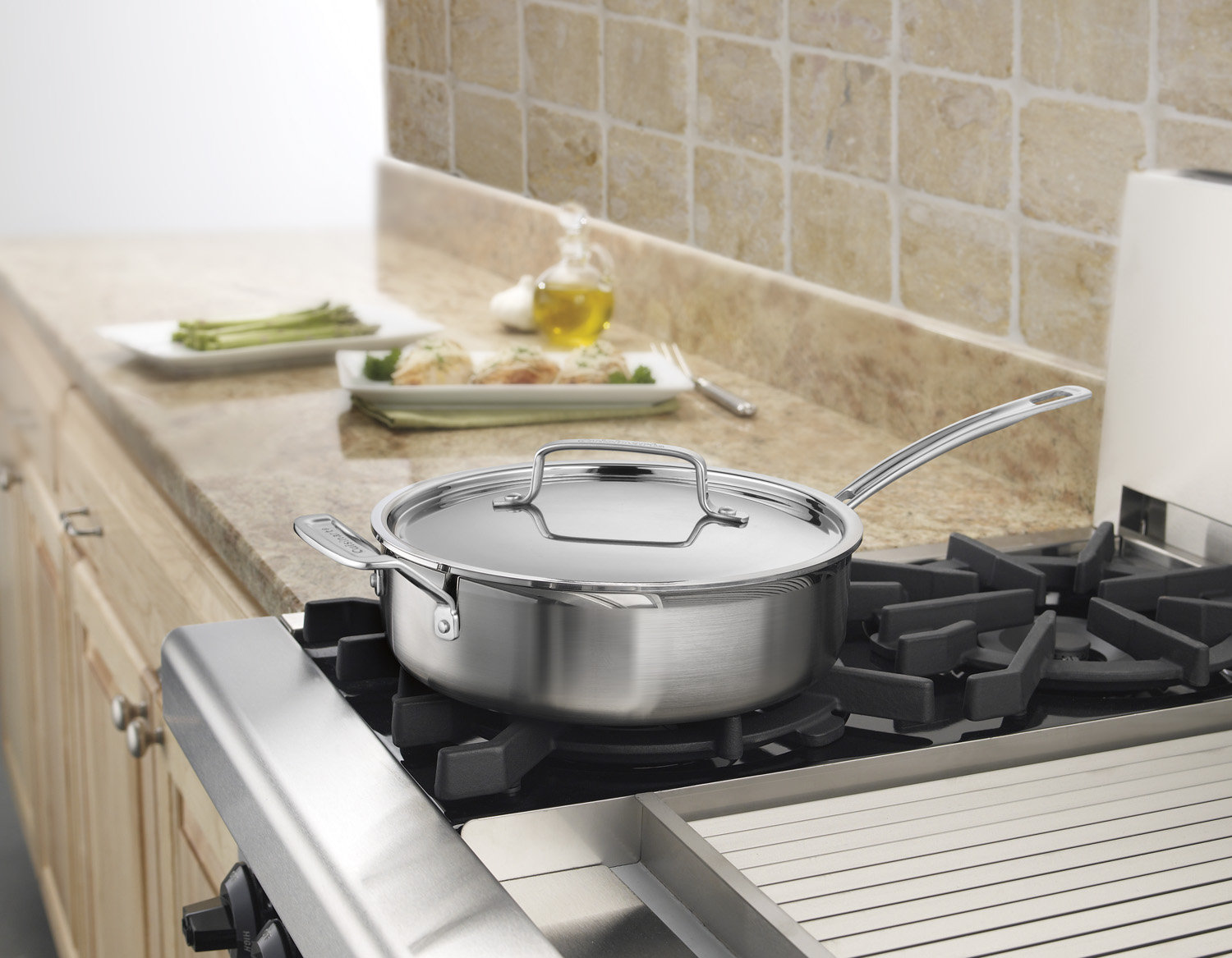 Cuisinart MultiClad Pro Stainless Sauté Pan, 3.5 qt.