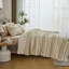 Ensemble de couvre-lit à rayures 100% coton Wonderful-110334931-104179946