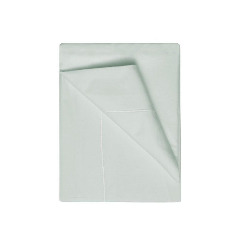 Plain Dye 400 Thread Count 100% Cotton Flat Sheet, Single (3'), Thyme