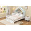 Lit simple en bois avec tête de lit et tablette de rangement, blanc-265490161-265490166