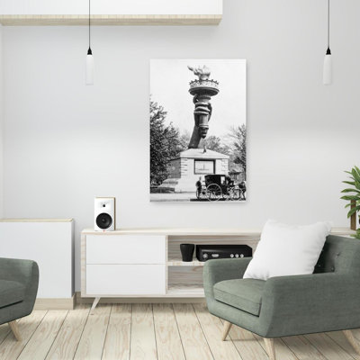 1880S Statue Of Liberty Torch On Display As A Fundraiser Madison Square New York City Usa Classic Retro Vintage Horse Animal City Wall Art