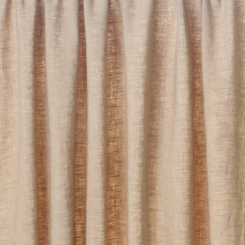 Tissu transparent délavé Leslie, Tanné