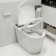 Tankless Smart Toilet Bidet, 1.28 GPF Water Efficient Elongated Bidet Toilet with Auto/Blackout Flush, Heated Seat, Warm Wash, Warm Air Dryer