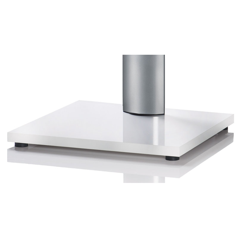 Platinum Unfinished TV Stand for TVs up to 28, Black/White varnish, 174cm H x 68cm W x 54cm D