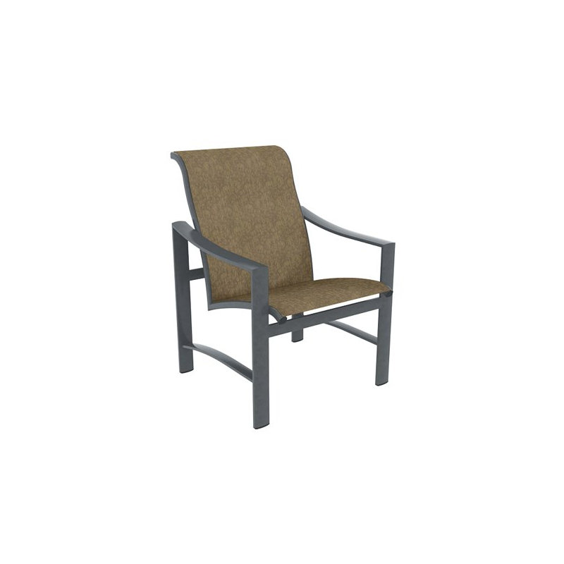 Kenzo Outdoor Dining Armchair, Graphite, Bogota