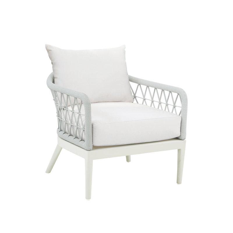 Nevis Outdoor Lounge Chair, Ocean