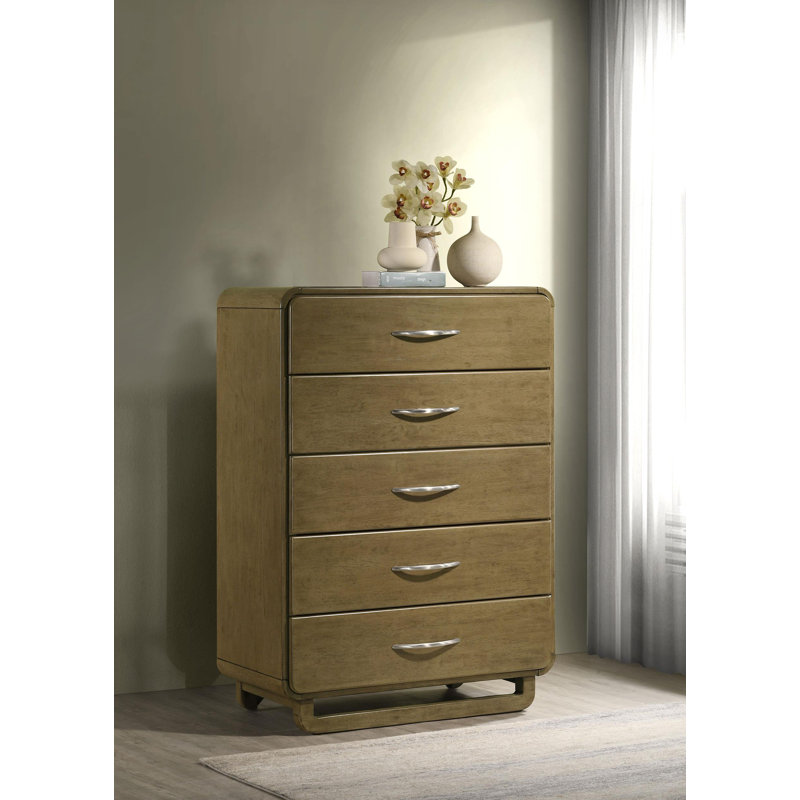 Commode 5 tiroirs Graciemay Muscade