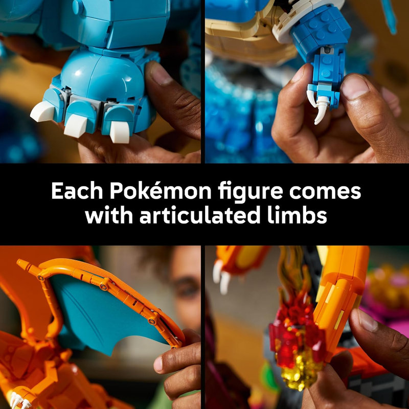 LEGO - Ensemble de construction Venusaur, Charizard et Blastoise 72153