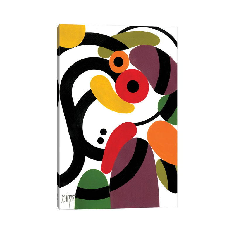 Jelly Joe by Antony Squizzato - Wrapped Canvas Painting, 45.72cm H x 30.48cm W x 1.91cm D