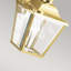 Waterville Polished Brass Outdoor Wall Lantern