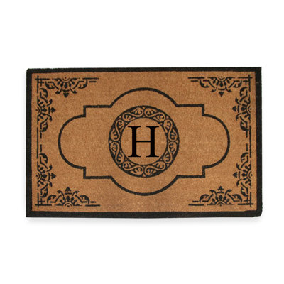 Stephengould Monogrammed Coir Doormat 