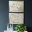 «Vintage Blossoms I», ensemble de 2 cadres photo-139673922-139673923