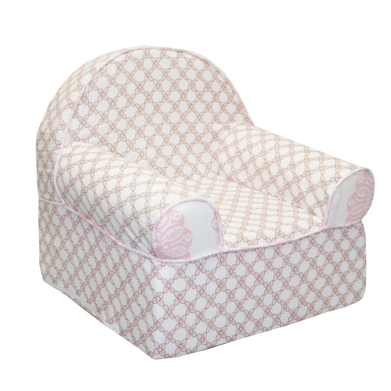 Fauteuil en mousse pour enfants Lailah, Rose