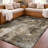 Premium Machine Washable Dream Shag ADS560 Floral Rug-2141031210-2141031214