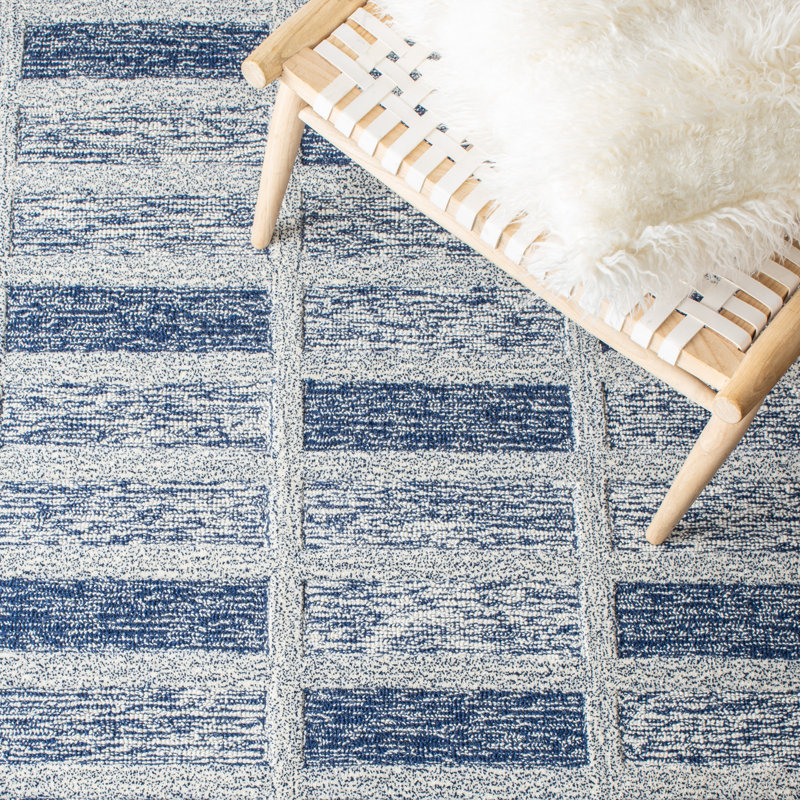 Cipriani Hand Tufted Wool Geometric Rug, Rectangle 3' x 5'