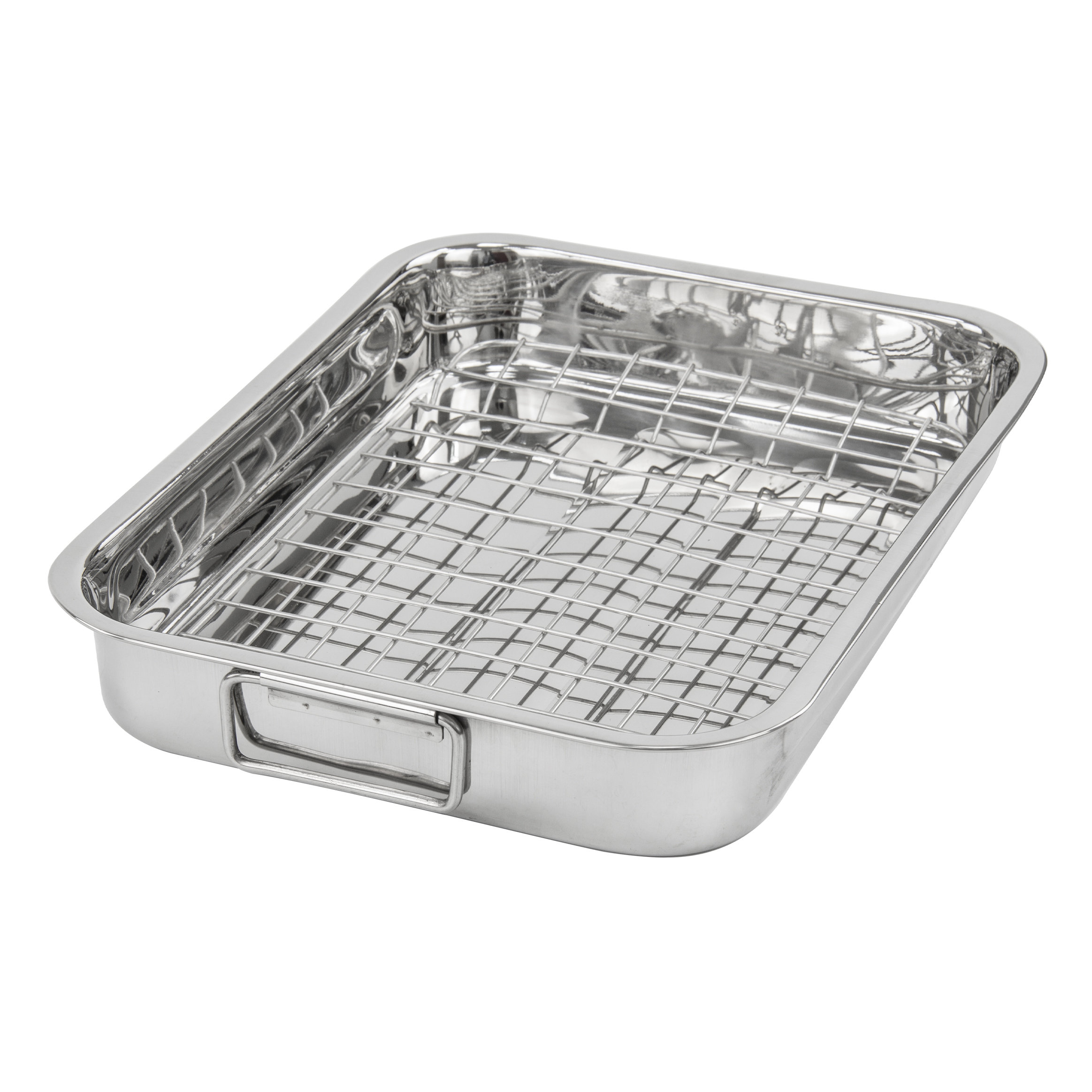 SQProfessionalLtd SQ Professional Lustro Stainless Steel Roasting Tray