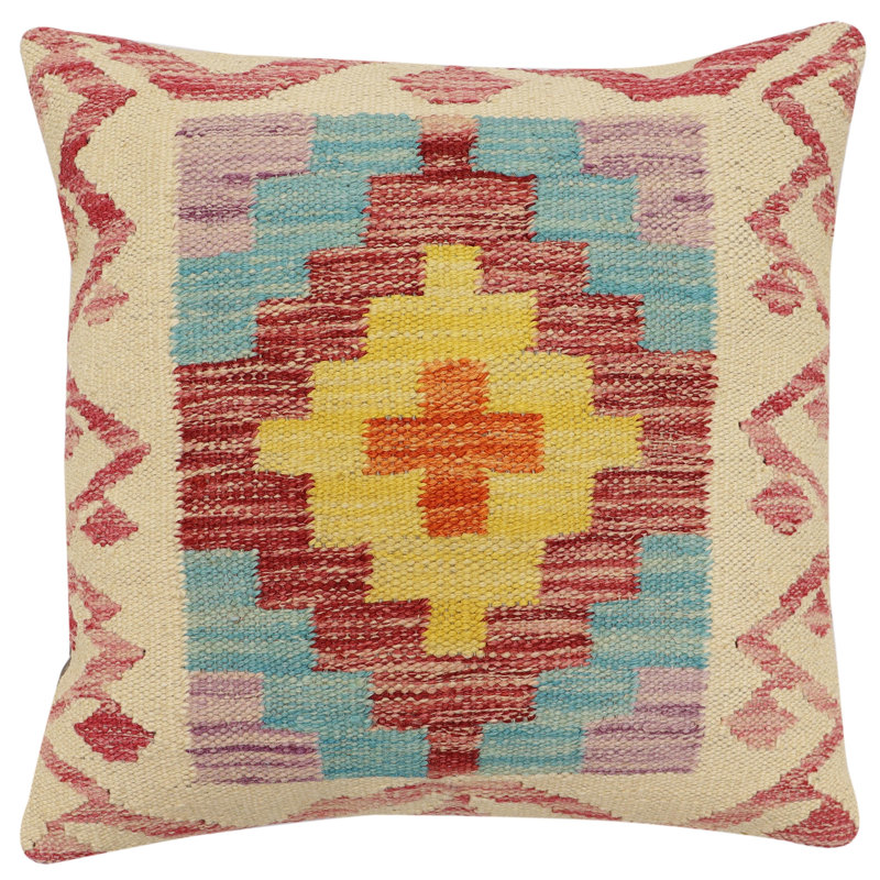Housse et insert de coussin carré 100% laine