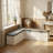 Efrayim 63" Cushioned L-Shaped Corner Storage Benc