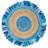 Yousef Hand Woven Cotton/Jute Rug in Turquoise/Natural-870663453