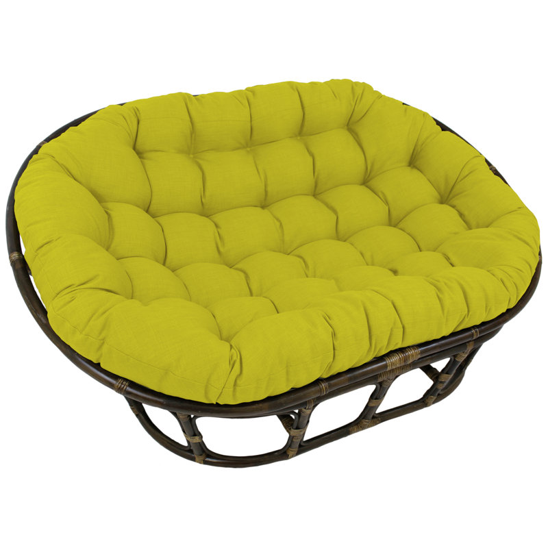 Outdoor 7'' Papasan Seat Cushion, Lime