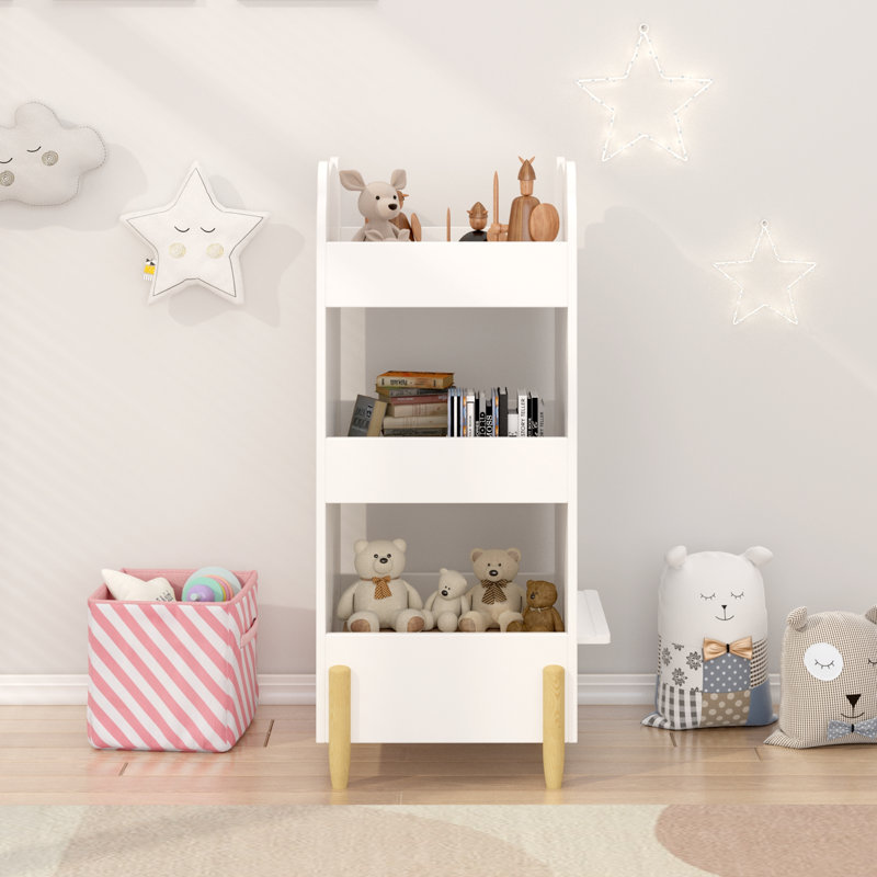 Bibliothèque pour enfants avec côté tableau noir