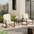 3 Pcs Outdoor Patio  Rocking Rattan Conversation Set Wicker Patio Furniture With Thick Cushions Rocker Chair And 2-Tier Coffee Table For Garden, Porch, Backyard