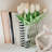Clear Book Flowers Vase - Cute Bookshelf Decor; Unique Vase For Book Lovers