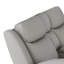 Causeuse inclinable manuelle Cobe, 41 po, console centrale, cuir fleur-101759050