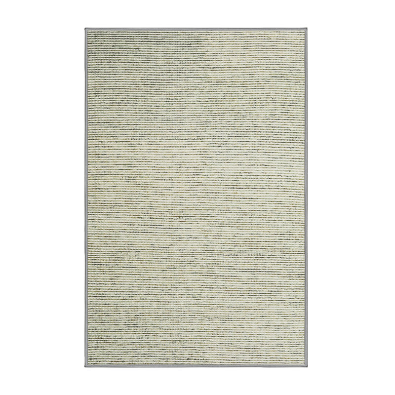 Surface beige contemporaine tapis, Rectangle 5 pi x 7 pi