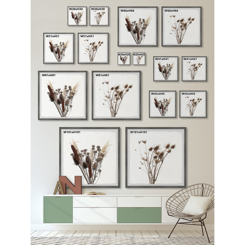 Wildflowers Bundle by Marmont Hill - 2 Piece Single Picture Frame Painting Set, 81" H x 81" W