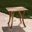 Table carrée 31,5 po en bois - Transformez l'ambiance extérieure en ajoutant de la beauté à votre espace