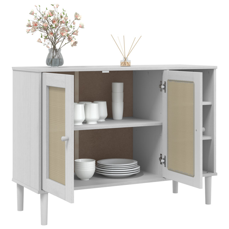 Myroslav 112cm Sideboard, White