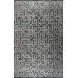 Rapture Gray Geometric Luxury Area Rug